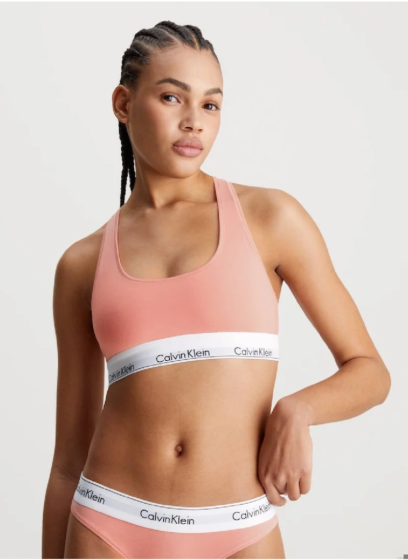 CALVIN KLEIN Women's Bralette - Modern Cotton -  cotton modal blend, Pink