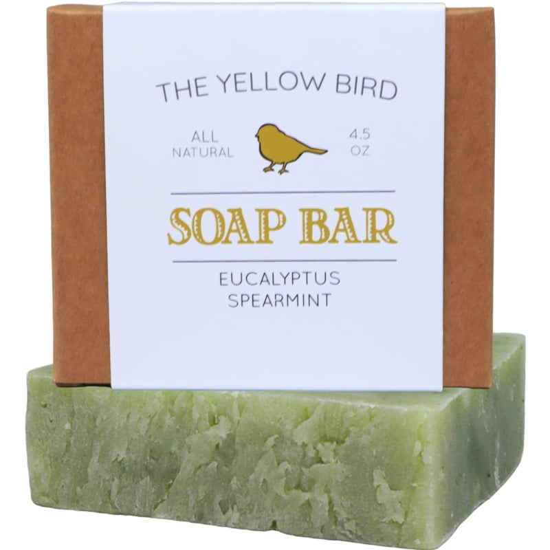 The Yellow Bird Natural Bar Soap (Eucalyptus Spearmint, 1 Bar)