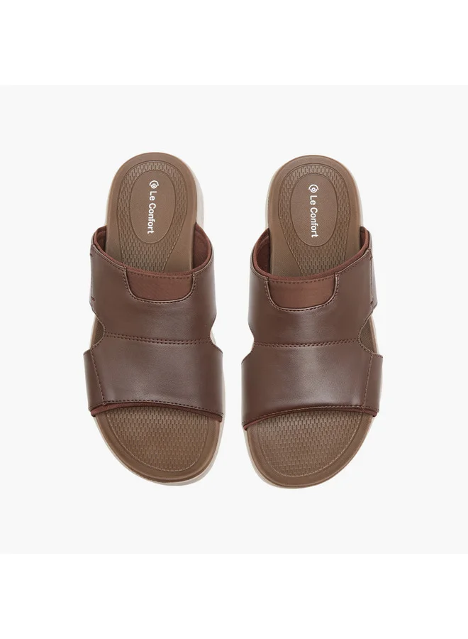 Le Confort Men Solid Slip-On Comfort Sandals