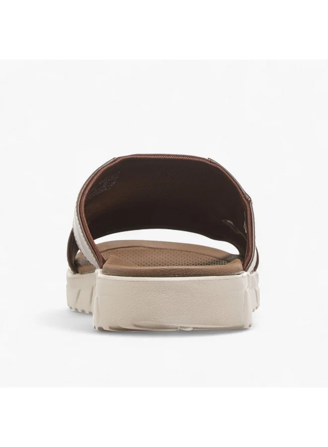 Le Confort Men Solid Slip-On Comfort Sandals