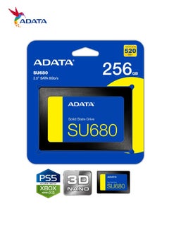 ADATA Ultimate SU680 256GB Fastest SSD Internal Solid State Drive for Laptop Desktop PS5 XBOX  - Image 1