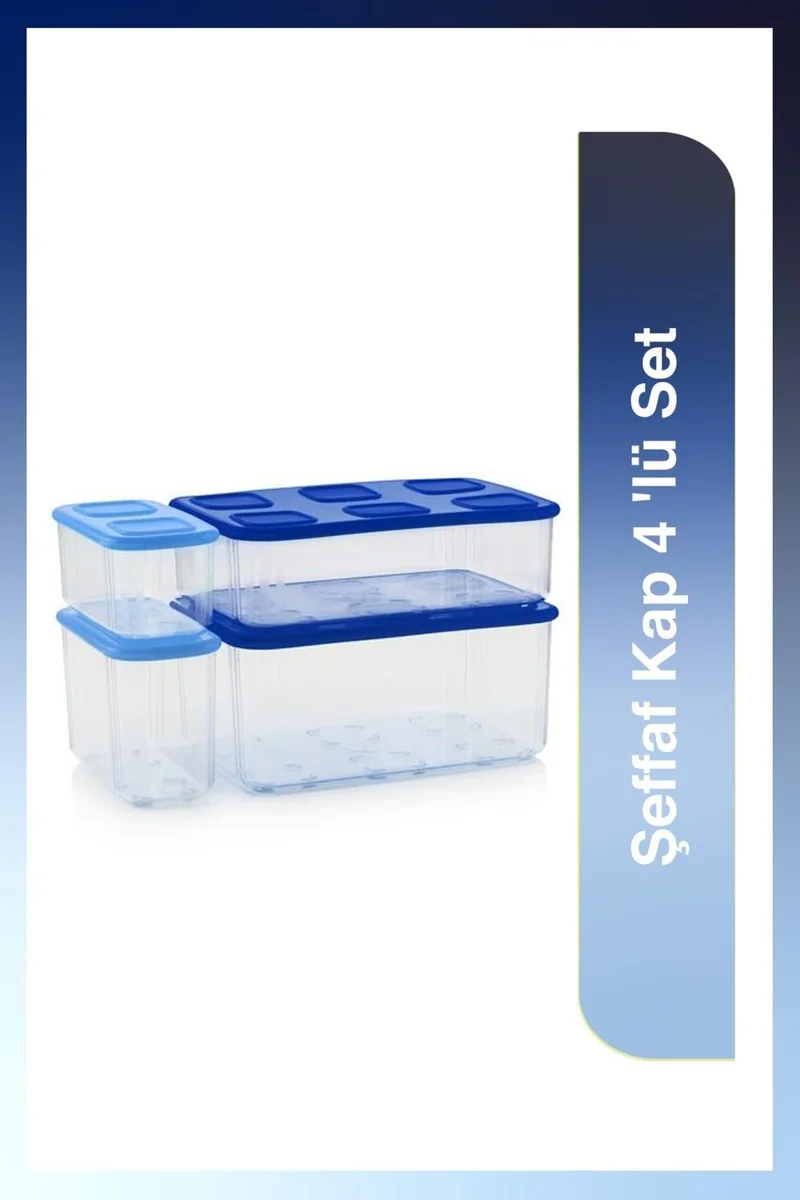 توبروير Transparent Container Set of 4