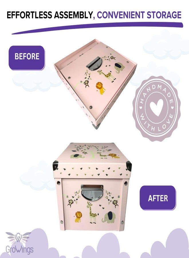 GroWings Baby Keepsake Box - Large Memory Storage for Newborns, Suitable for Boys and Girls, Strong, Durable, and Collapsible Gifts - Image 5
