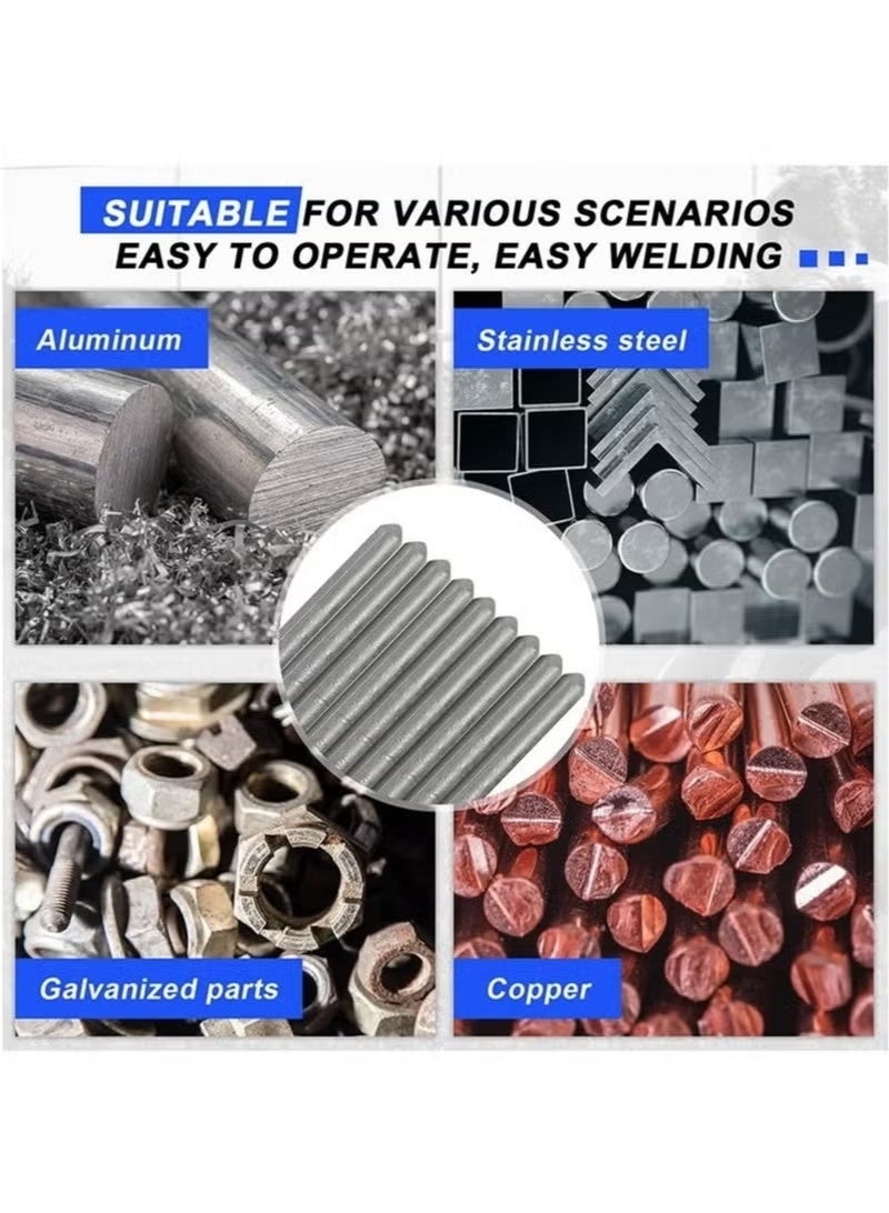 12 PCS Low Temperature Universal Welding Rod Metal Easy Melt Welding Rods Sticks Low Melt Solder Pipe Welding Tools Electrode Aluminum Rod for Aluminum Stainless Steel Iron - Image 3