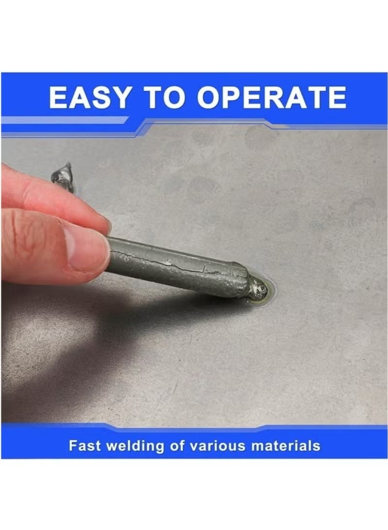 12 PCS Low Temperature Universal Welding Rod Metal Easy Melt Welding Rods Sticks Low Melt Solder Pipe Welding Tools Electrode Aluminum Rod for Aluminum Stainless Steel Iron - Image 5