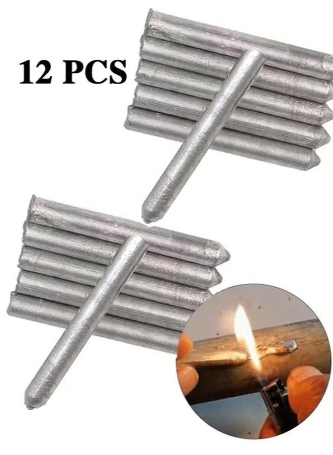 12 PCS Low Temperature Universal Welding Rod Metal Easy Melt Welding Rods Sticks Low Melt Solder Pipe Welding Tools Electrode Aluminum Rod for Aluminum Stainless Steel Iron - Image 1