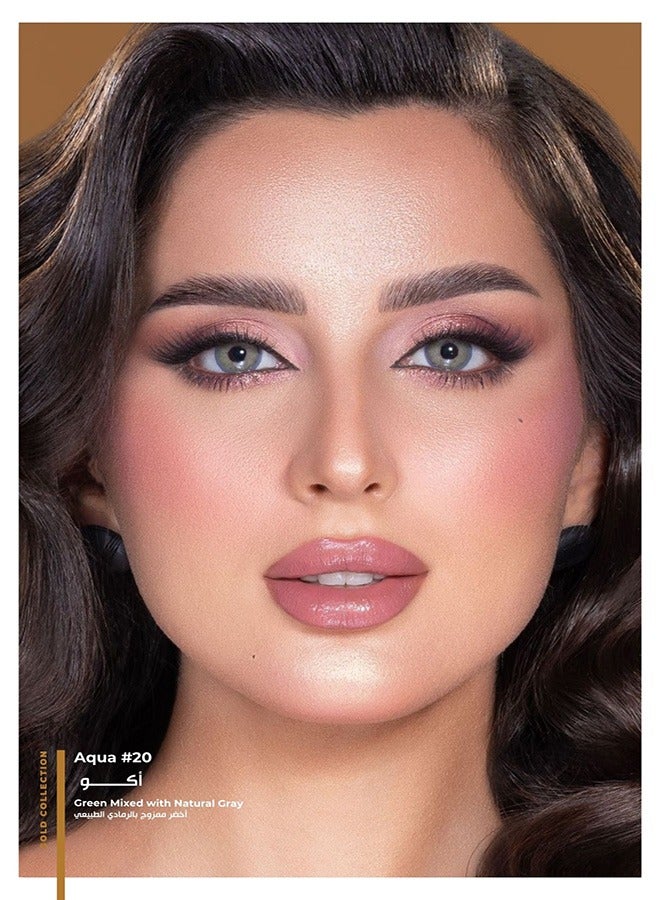 Dahab Daily lenses gold Aqua #20 - Image 1