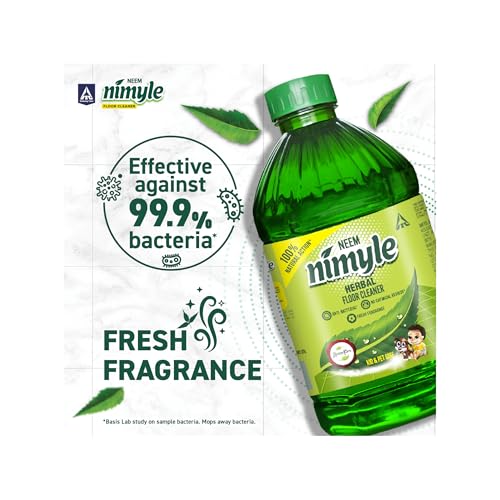 Nimyle Eco Friendly Floor Cleaner Herbal 2L | Power of Neem | 99.9% Anti-Bacterial Protection | 100% Natural Action | Family Pack | Safe for Kids & Pets | Try Nimeasy & Nimwash - Image 2