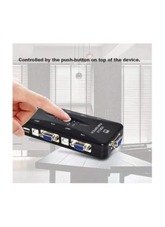 Generic 4-Port USB 2.0 KVM Switch compatible with computer monitor, video sharing screen, keyboard and mouse.  - Image 5