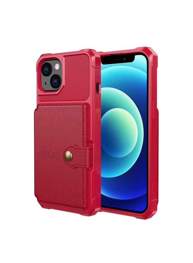 اس-توب حافظة جلدية لهاتف iPhone 13 mini مع محفظة مغناطيسية وحقيبة بطاقات - Image 2