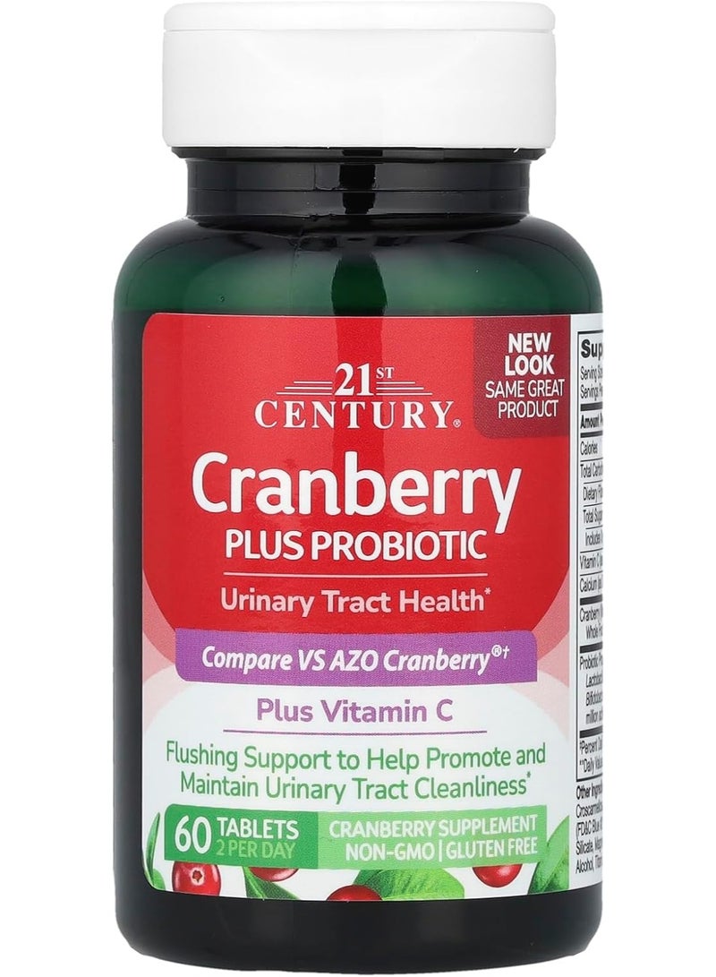 21st Century Cranberry Plus Probiotic 60 Tablets - Image 5