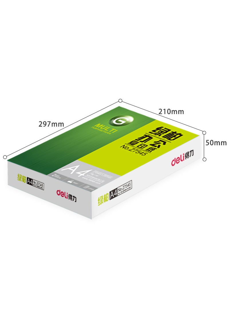 Generic Delight GreenBark Z7546 A4 Copy Paper 70g 5 Reams Box Deli Green Cypress [A4/70g]] 