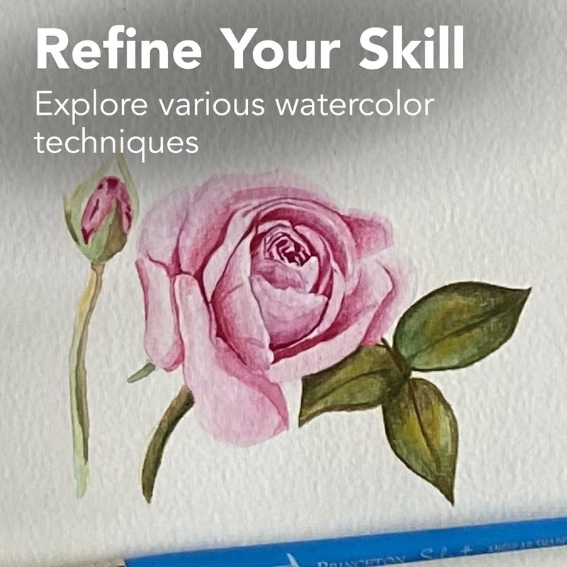 Canson XL Series Watercolor Paper, Wirebound Pad, 7x10 inches, 30 Sheets (140lb/300g) - Artist Paper for Adults and Students - Watercolors, Mixed Media, Markers and Art Journaling - Image 5