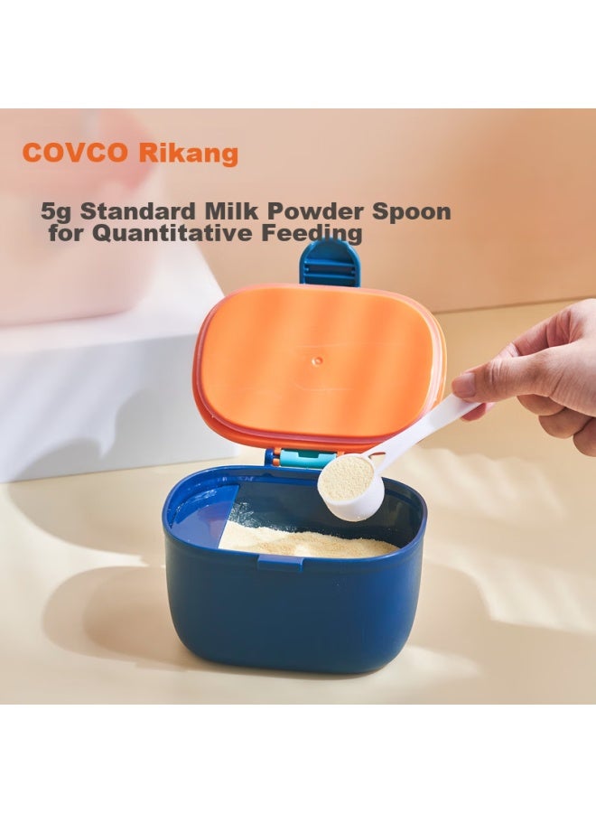 Rikang Milk Powder Container, Portable Milk Powder Canister, Snack Box, Multifunctional Baby Food Container, N6022, Beige - Image 5