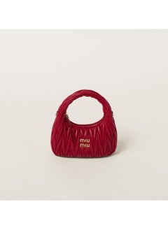 Miu Miu Wander Matelassé Soft Sheep Leather Crescent Bag  - Image 1