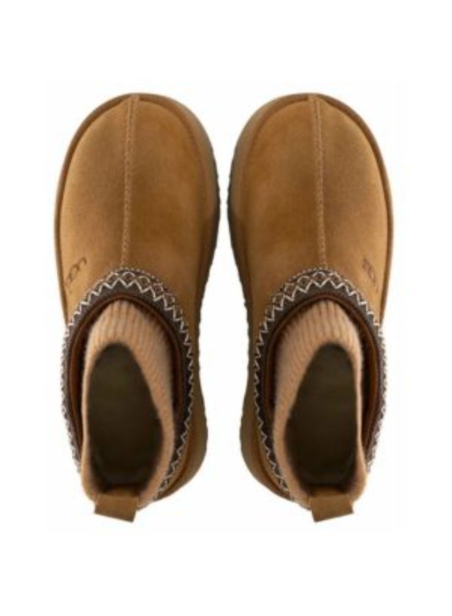 UGG Tazz Platform Slip-On Tasman Slipper Combining Warm Wool and Suede Craftsmanship - Image 3