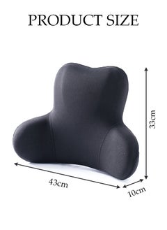 DUNISO Lumbar Support Pillow for Office Car Back Support Pillow with Memory Foam Pad Back Cushion for Back Pain Relief Improve Posture Cushion  - Image 4