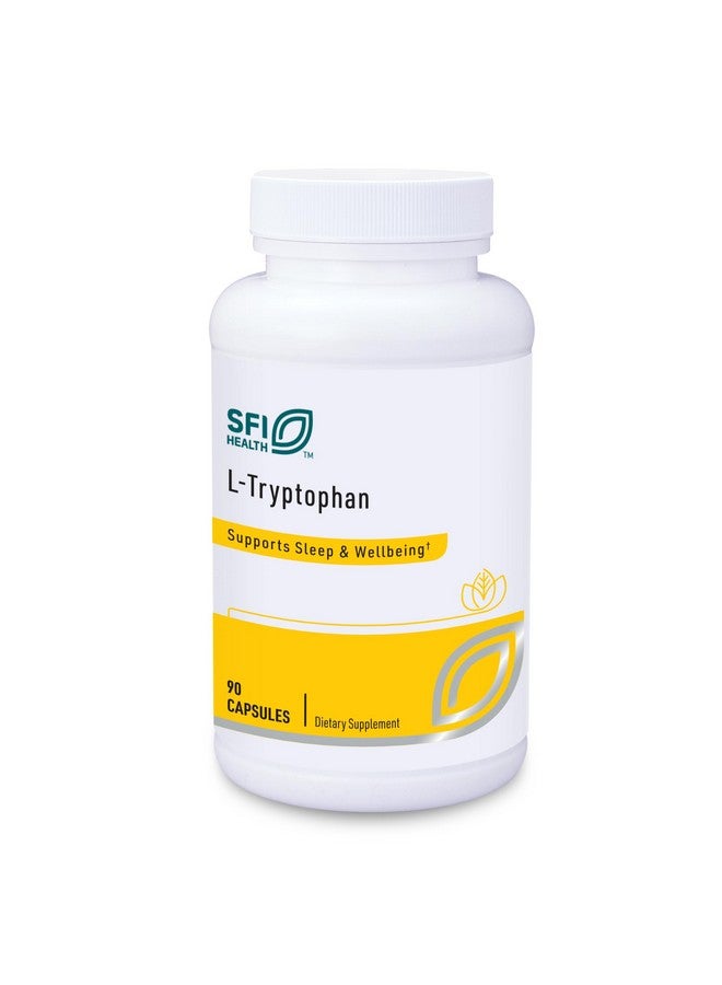 Klaire Labs Klaire Labs L-Tryptophan - Amino Acid Precursor to Serotonin & Melatonin, Mood & Sleep Support (90 Capsules) - Image 1