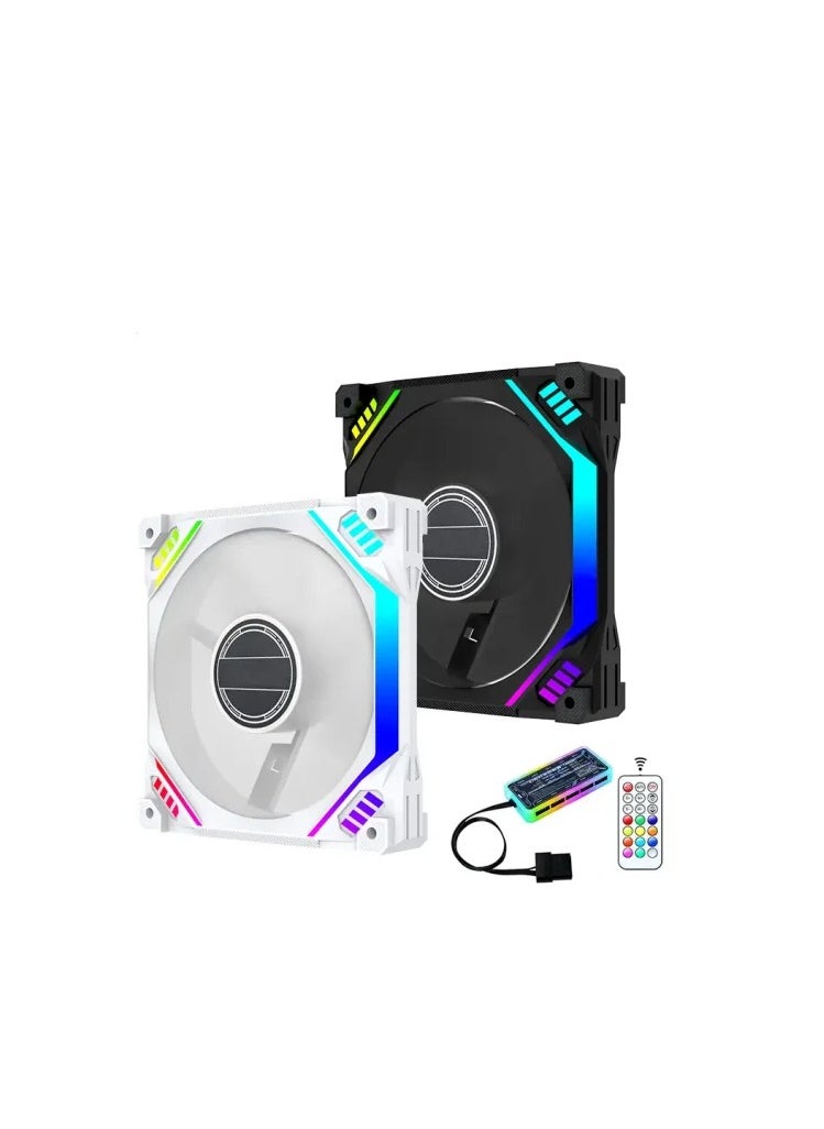 Truenort TrueNort PC Case Fan 120mm ARGB 3Pin 5V, Cooling Fan | TN-120  - Image 4