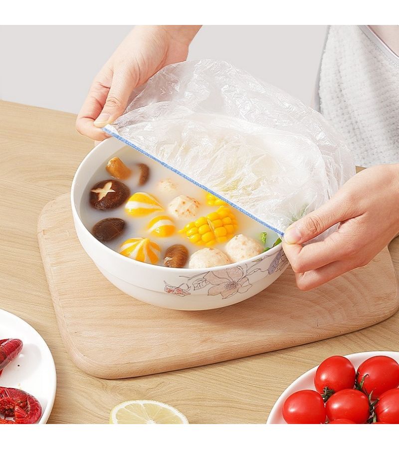 700pcs Reusable Elastic Food Covers Transparent Stretchable Plastic Bowl And Plate Covers Dual Use For Home Microwave And Refrigerator Dustproof And Moisture Proof To Lock In Freshness Effectively Isolate Odors Essential For Fruits - Image 5