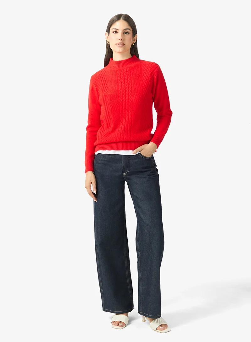 ELLA  Cable Knit Sweater for Women | Best Price UAE