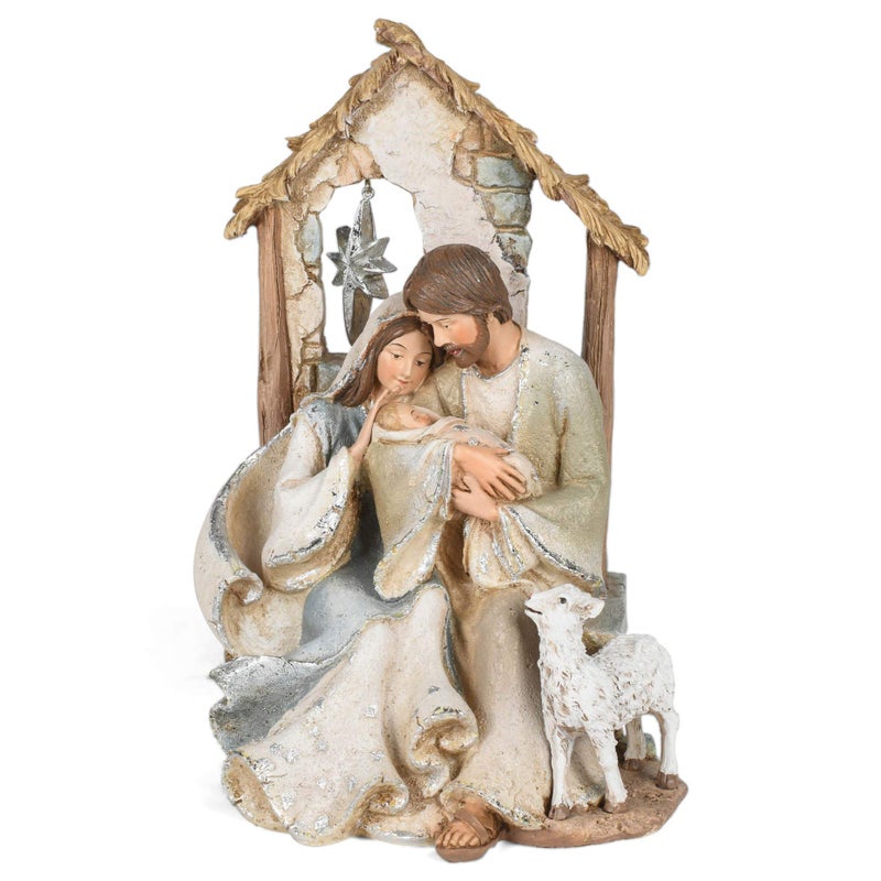 Roman Roman 133028 Holy Family with Star in Window Figurine  9.25 inch  Multicolor - Image 1