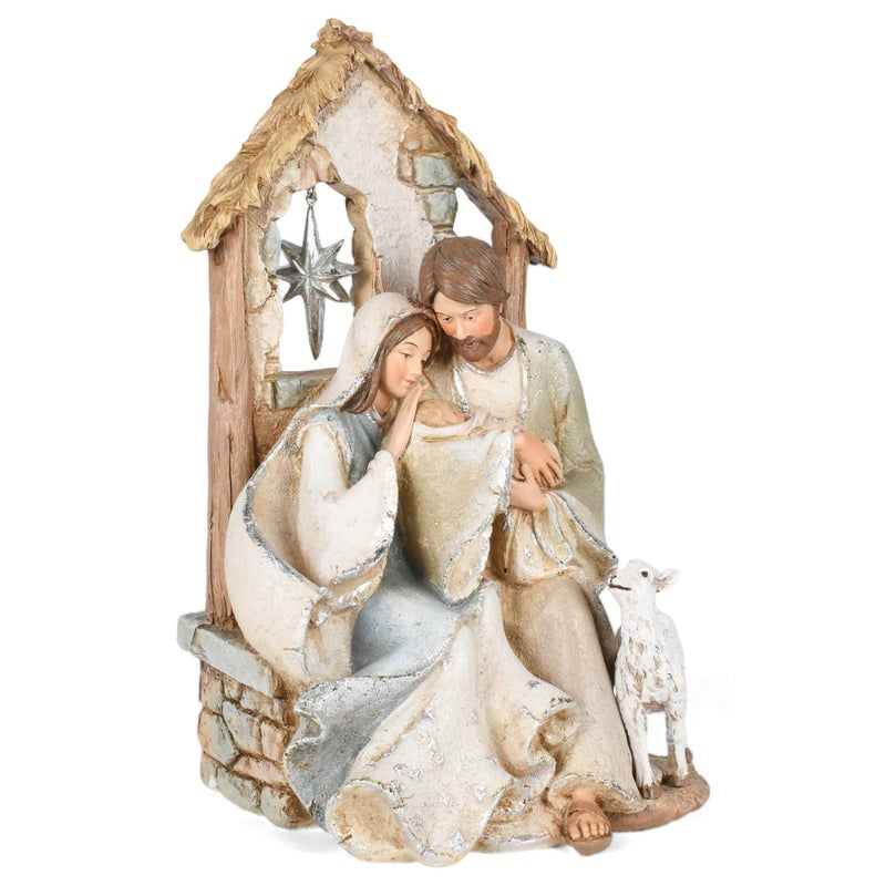 Roman Roman 133028 Holy Family with Star in Window Figurine  9.25 inch  Multicolor - Image 3