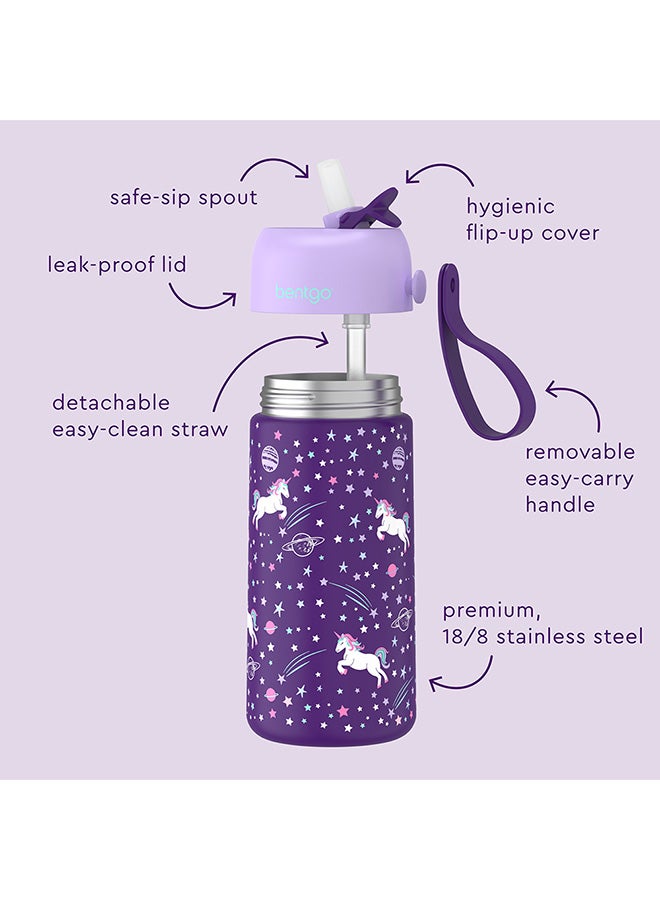 Bentgo Stainless Steel Insulated Watter Bottle 413 ml - Unicorn - Image 3