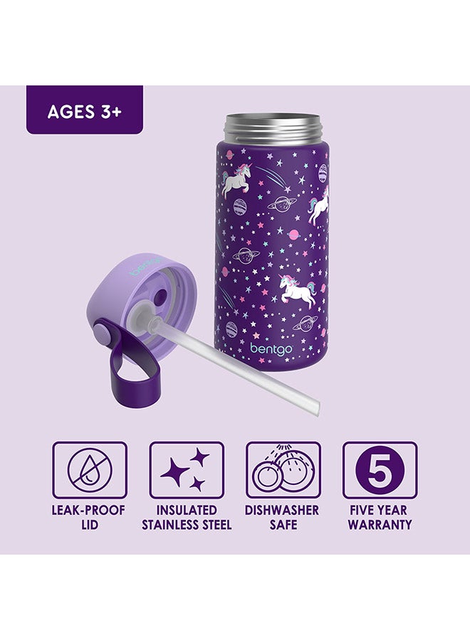 Bentgo Stainless Steel Insulated Watter Bottle 413 ml - Unicorn - Image 5