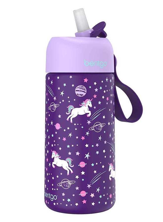 Bentgo Stainless Steel Insulated Watter Bottle 413 ml - Unicorn - Image 1