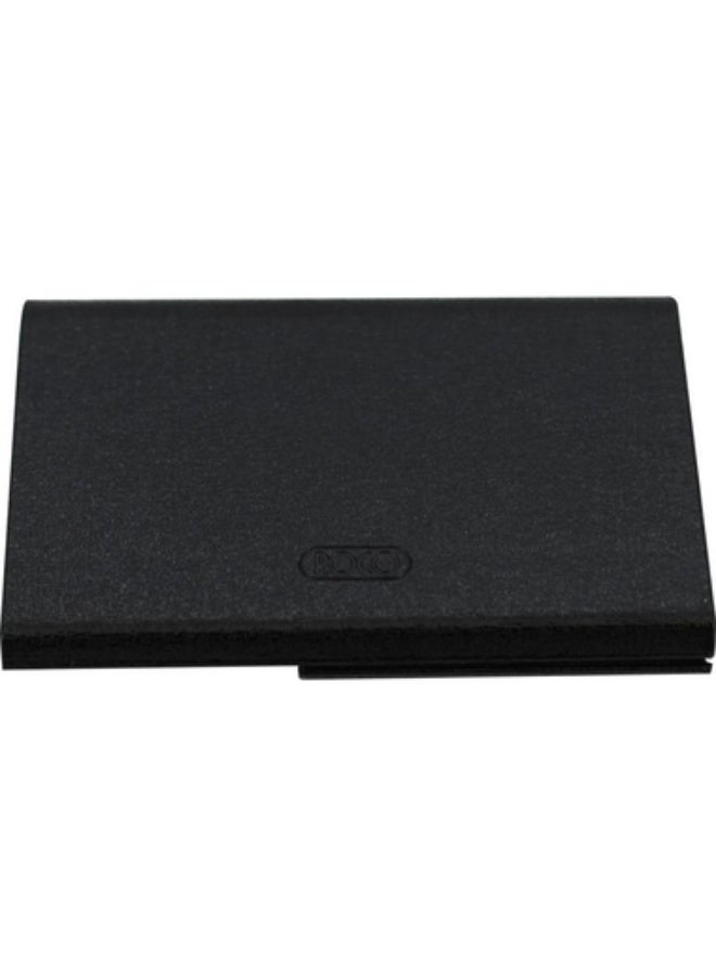 ROCO Geometric Shaped Business Card Case 15 Cards9 X 5.5 cm Card Size PU Material Black - Image 3
