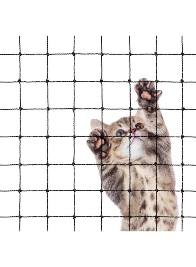 Morimoe Cat Balcony Net, Steel Wire Reinforced, Anti-Fall Fence, Safety Net, Extra Strong (10 X 13 Ft) - Image 1