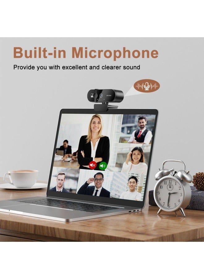 2k camera, 4k webcam, mini 1080P full hd webcam, camera with autofocus microphone, suitable for PC laptop online camera
