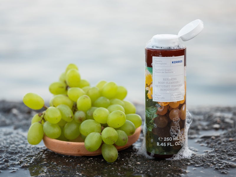 KORRES Renewing Body Cleanser, Santorini Grape, Foaming Shower Gel for Women & Men with Hydrating Greek Botanicals, Body Wash for Smooth Skin, Vegetarian & Cruelty Free, Made in Greece, 8.45 Fl Oz - Image 5