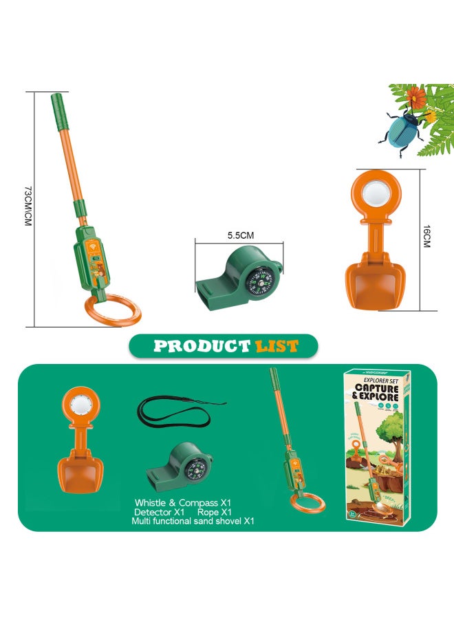 Outdoor Adventure Suit Detector Children Capture Insect Tools Puzzle Exploration Observation Box Science And Education Toys-Color:Wl101y Metal Detector  - Image 2