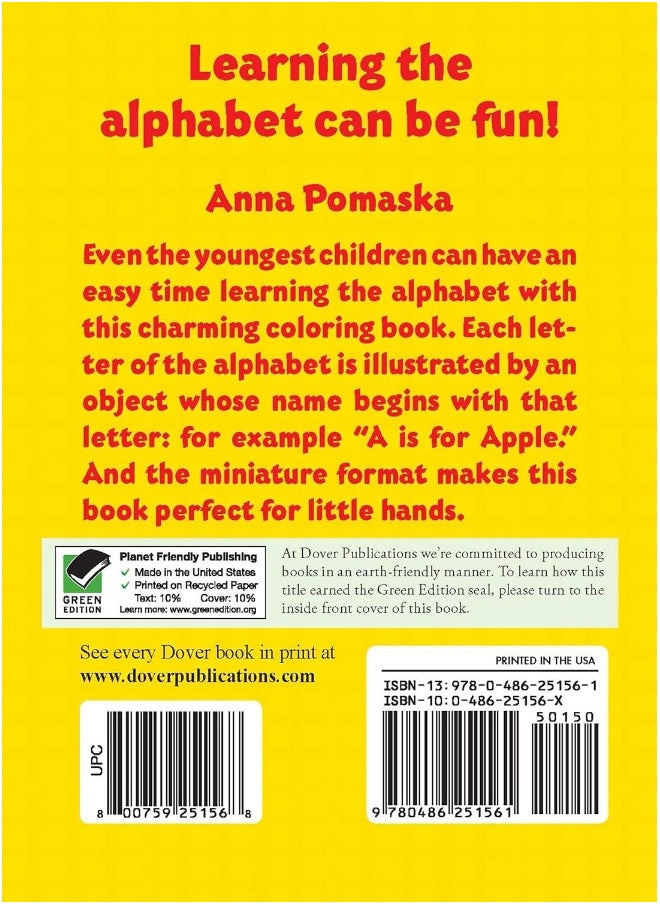 Dover The Little Abc Coloring Book  - Image 2