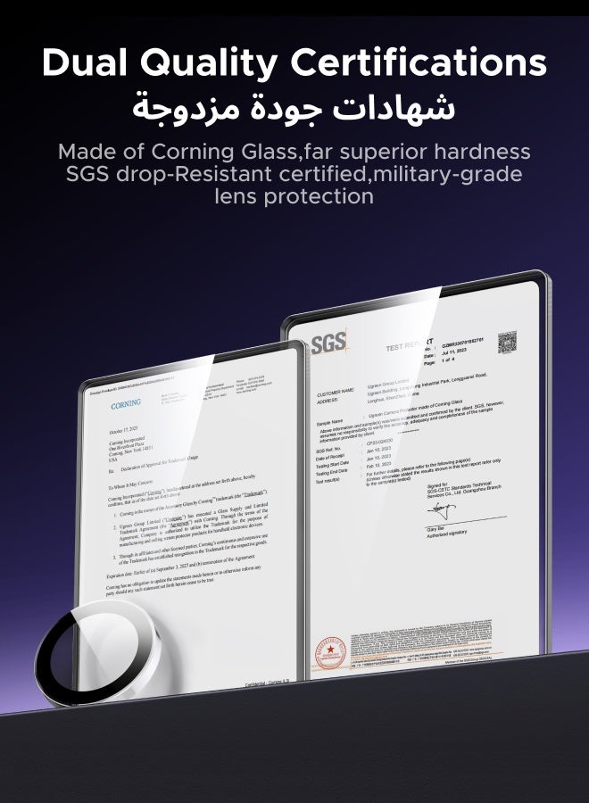 Ugreen 1 Pack Samsung Galaxy S26 Ultra Camera Lens Protector Ultra HD Clear, Anti-Scratch, Easy Installatio clear - Image 2