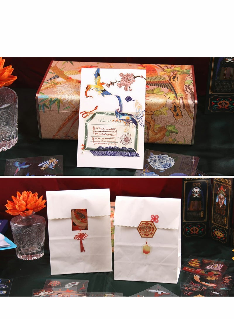 Excefore Scrapbooking Stickers, 500pcs Kawaii Stickers Set, Self-Adhesive DIY Vintage Elements for Bullet Journaling, Diary, Arts Crafts, Album, Planners, Junk Journal, Calendars and Notebook - Image 4