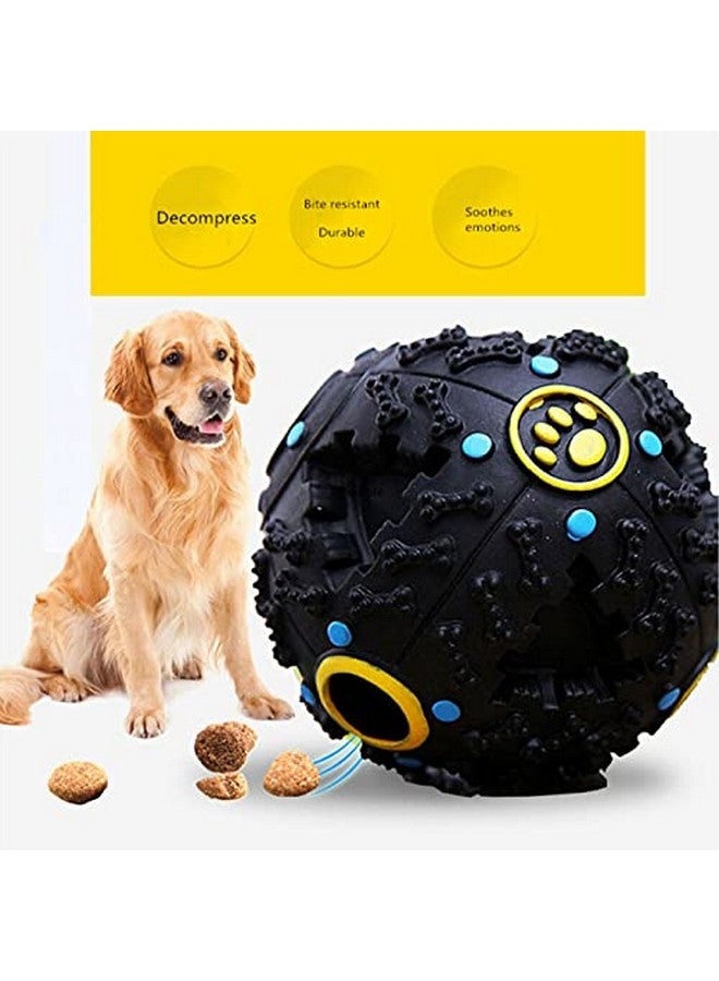 لعبة كرة بلاستيكية متينة تفاعلية لتدريب الحيوانات الأليفة على الذكاء وتصدر أصواتًا صريرية، مثالية للعب ومضغ الكلاب والجراء (قد يختلف اللون) - Image 5