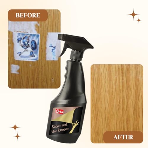 URBA Sticker and Glue remover 500 ml | Adhesive Remover Spray | Used to Remove Gum Glue,Stickers, Adhesives | Car Glass Sticker Remover Spray (500 ml) - Image 5