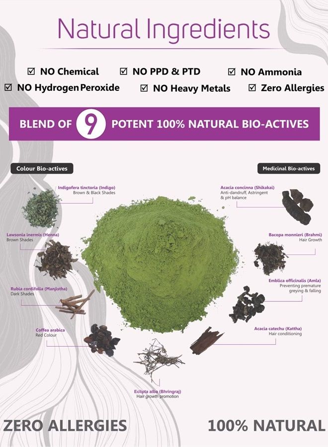 Vegetal لون بيولوجي - أسود ناعم 150 جرام. - Image 3