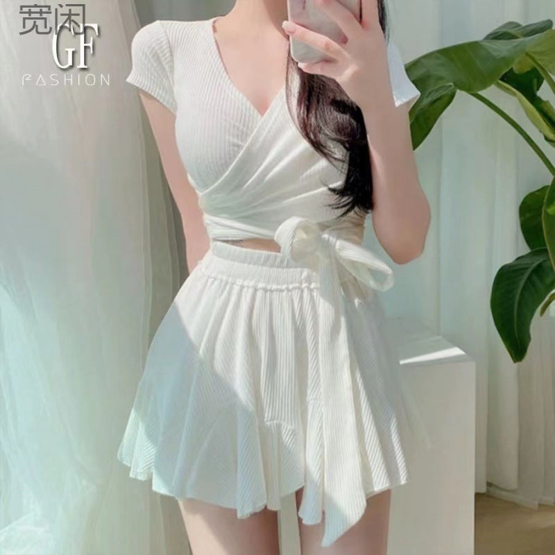 2025 Split Skirt Style Trendy High-Waisted Slimming Conservative Student 2025 - Image 2