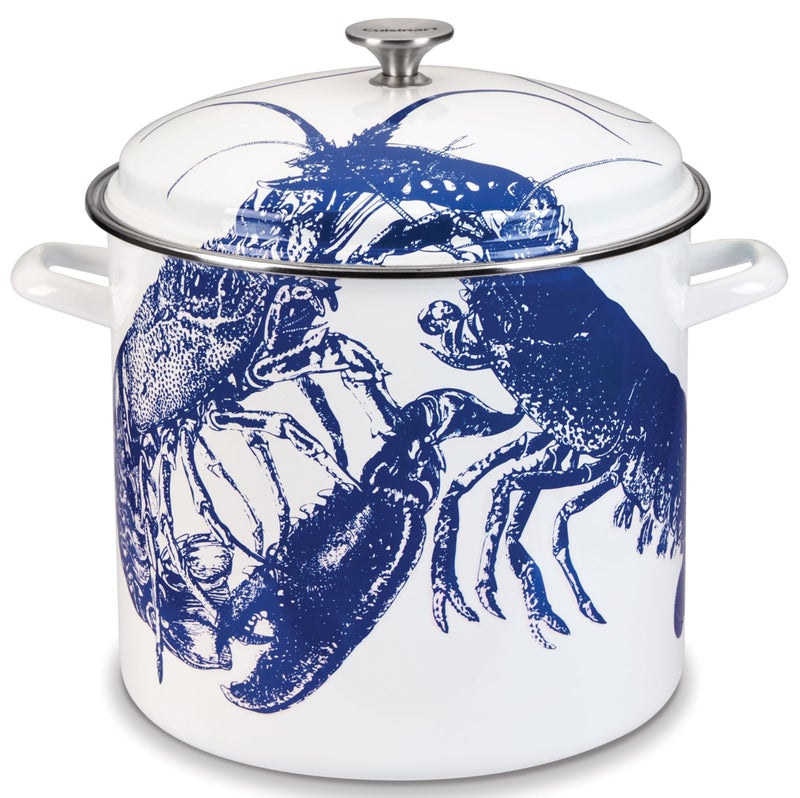 وعاء طهي كويزينارت كاسكاتا سعة 16 لتر مطلي بالمينا على الفولاذ مع غطاء