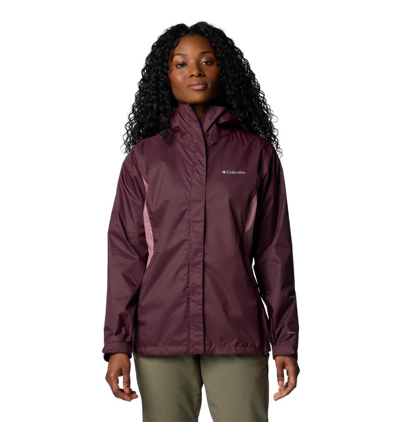 Columbia Womens Arcadia II Waterproof Rain Jacket MoonvistaFig Large
