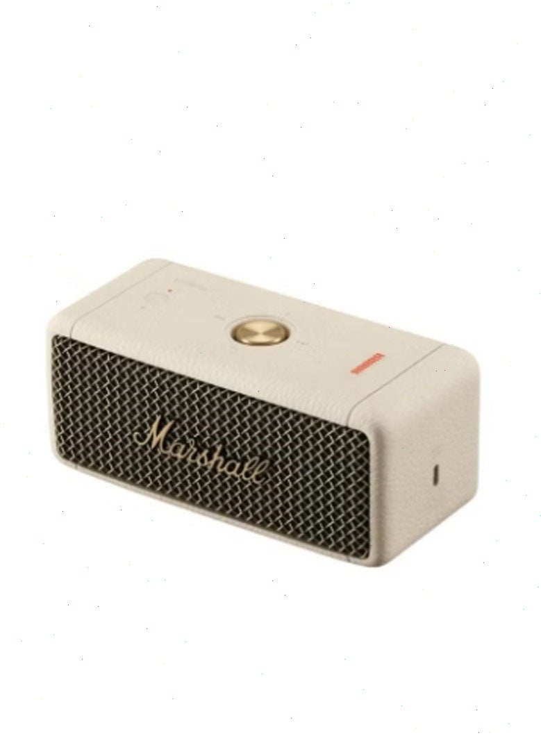 Marshall Emberton 2 Portable Bluetooth Speakers - Water Resistant Wireless Speakers Portable Speaker 30 Hour of Playtime Cream - Image 3