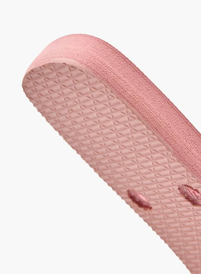 Celeste NUDE Women Glitter Print Flip Flops for Women | Best Price UAE