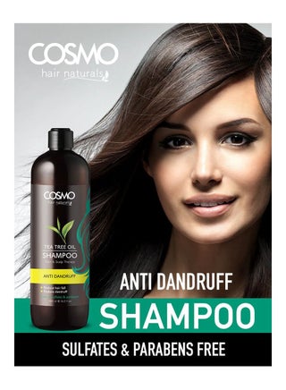 Tea Tree Oil Shampoo Anti Dandruff Free Of Sulfates And Parabens 1000 Ml - view 3