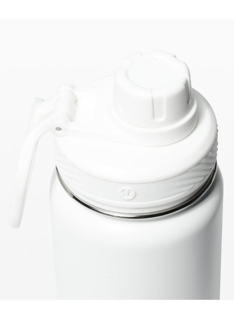 lululemonStainless steel sports vacuum insulated water bottle, suitable for holding water, iced tea, hot tea, etc., with a capacity of 710 milliliters - Image 2