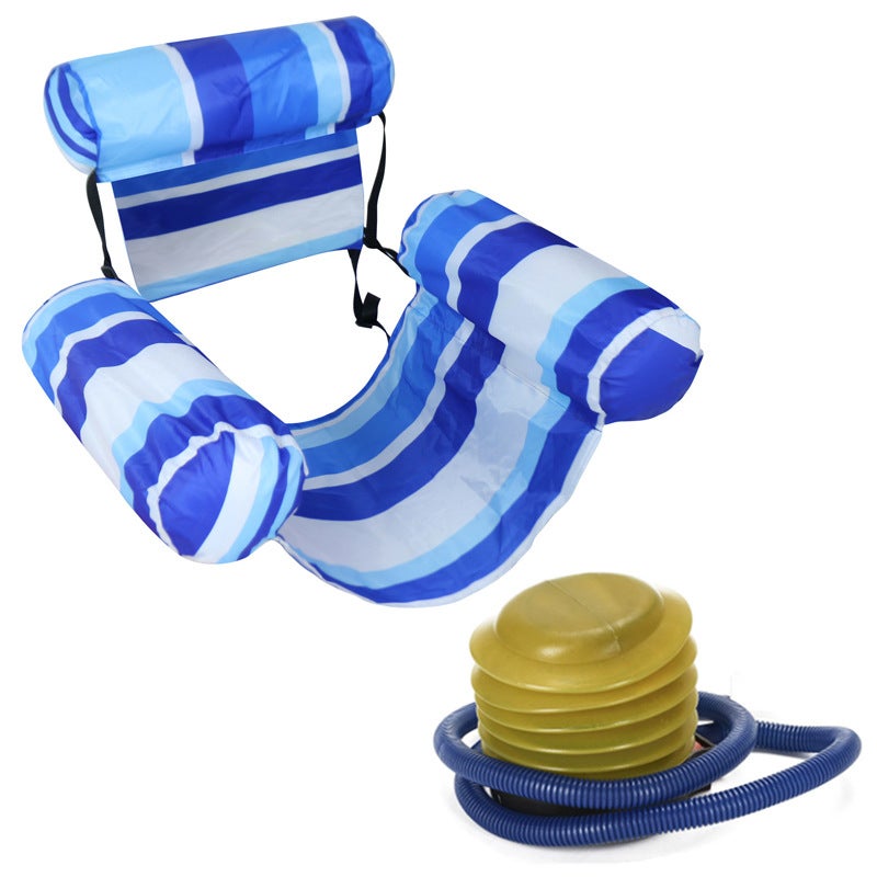 Inflatable Pool Float Chair for Adults - Water Hammock for Swimming, Beach Fun & Party