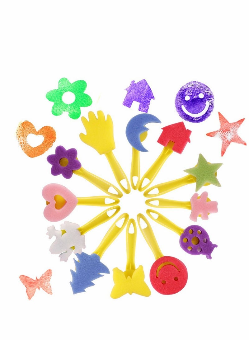 Children's Art and Craft Kit - 29 Piece Painting and Drawing Set for Toddlers, Includes Sponge Brushes and DIY Learning Activities. - Image 2